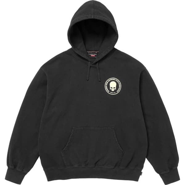 Supreme Number (N)ine Hooded Sweatshirt - Black (front)