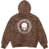 Supreme Number (N)ine Hooded Sweatshirt - Leopard (front)