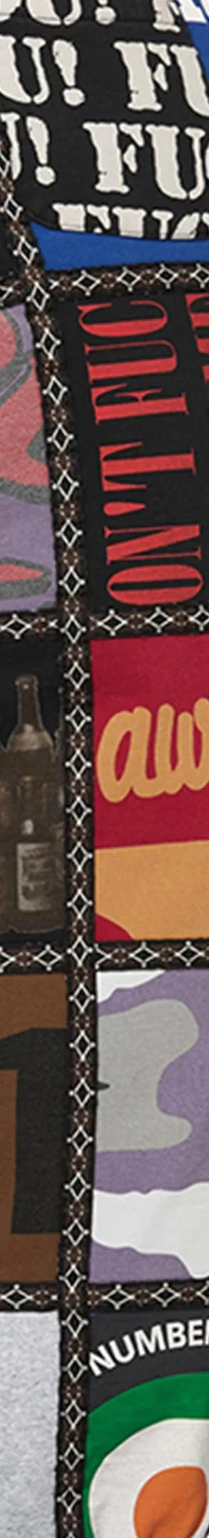 Supreme Number (N)ine Patchwork Sweatpant - Multicolor (front)