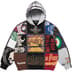 Supreme Number (N)ine Patchwork Zip Up Hooded Sweatshirt - Multicolor (front)