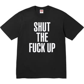 Supreme Number (N)ine Shut Up Tee Black