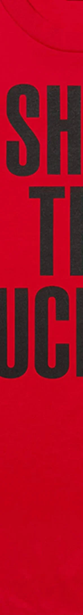 Supreme Number (N)ine Shut Up Tee - Red (front)