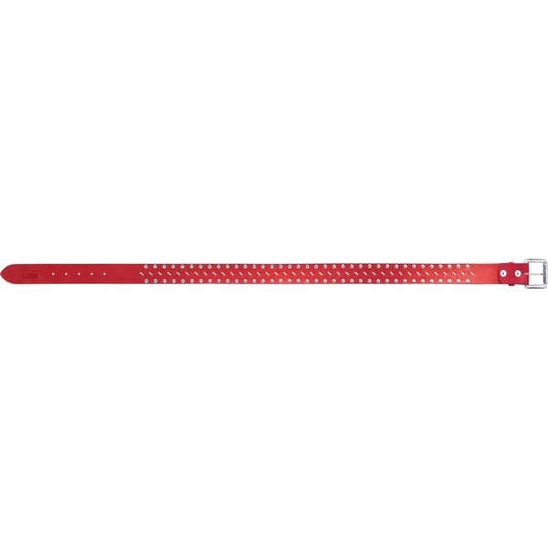 Supreme Number (N)ine Studded Belt - Red (front)