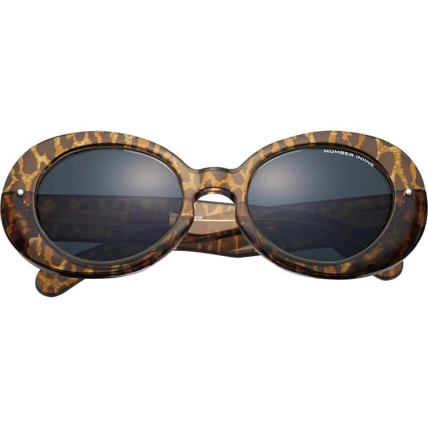 Supreme Number (N)ine Sunglasses - Leopard (front)