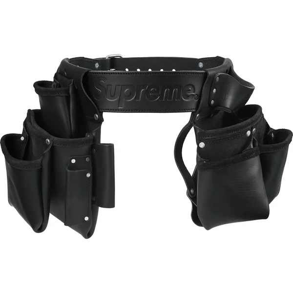 Supreme Occidental Leather Tool Belt - Black (front)