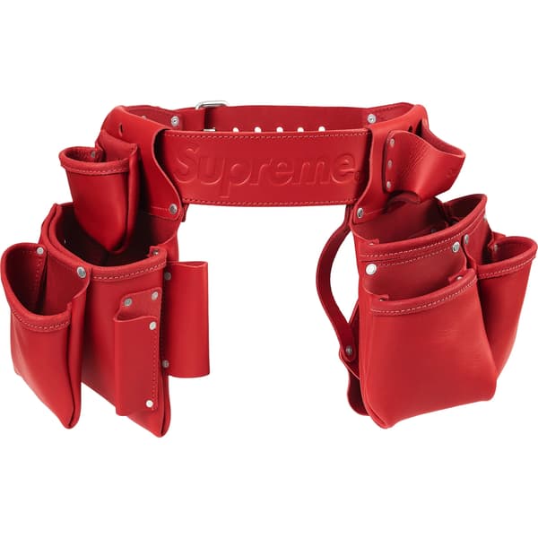 Supreme Occidental Leather Tool Belt - Red (front)