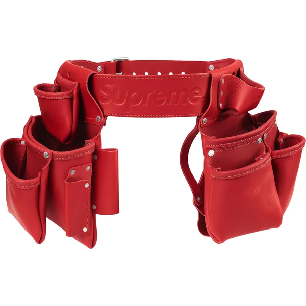 Supreme Occidental Leather Tool Belt - Red (front)