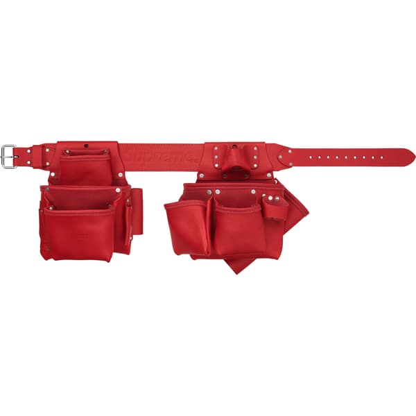 Supreme Occidental Leather Tool Belt - Red (front)