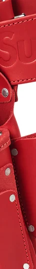 Supreme Occidental Leather Tool Belt - Red (front)