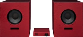 Supreme Ojas Artbook Shelf Speakers + Amp Red