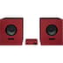 Supreme Ojas Artbook Shelf Speakers + Amp - Red (front)