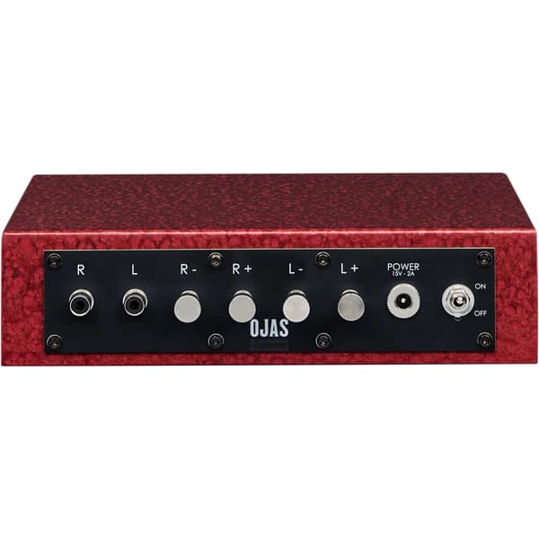 Supreme Ojas Artbook Shelf Speakers + Amp - Red (front)