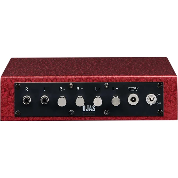 Supreme Ojas Artbook Shelf Speakers + Amp - Red (front)