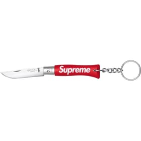 Supreme Opinel No. 4 Knife Keychain Red