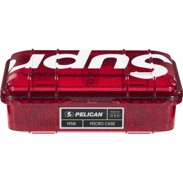 Supreme Pelican Waterproof M50 Micro Case - Red (front)
