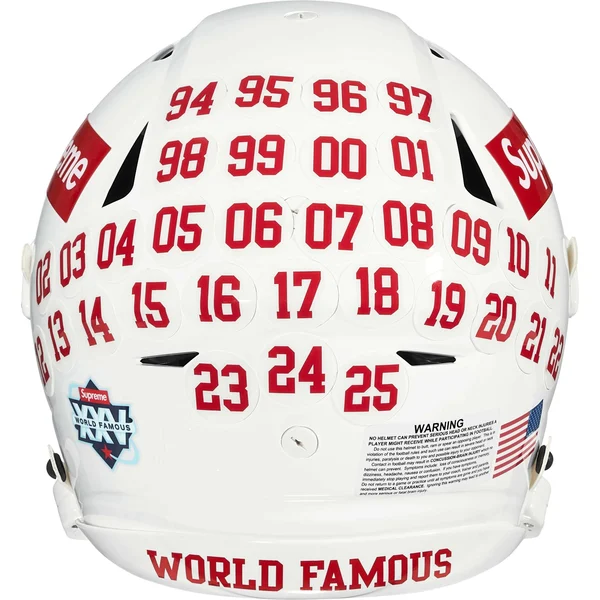 Supreme Riddell SpeedFlex Helmet - White (front)