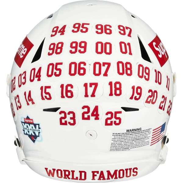 Supreme Riddell SpeedFlex Helmet - White (front)