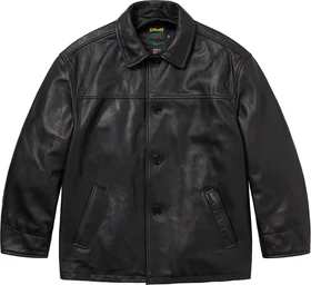 Supreme Schott Leather Car Coat