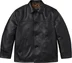 Supreme Schott Leather Car Coat - Black (front)