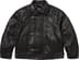 Supreme Schott Leather Clip Jacket - Black (front)