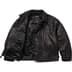 Supreme Schott Leather Clip Jacket - Black (front)