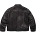 Supreme Schott Leather Clip Jacket - Black (front)