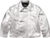 Supreme Schott Leather Clip Jacket - Silver (front)