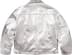 Supreme Schott Leather Clip Jacket - Silver (front)