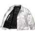 Supreme Schott Leather Clip Jacket - Silver (front)