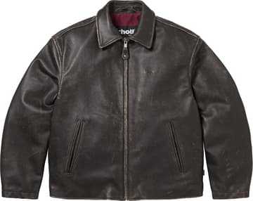 Supreme Schott Leather Racer Jacket