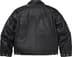 Supreme Schott Leather Racer Jacket - Black (front)