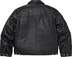 Supreme Schott Leather Racer Jacket - Black (front)