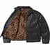 Supreme Schott Leather Racer Jacket - Black (front)