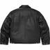 Supreme Schott Leather Racer Jacket - Black (front)