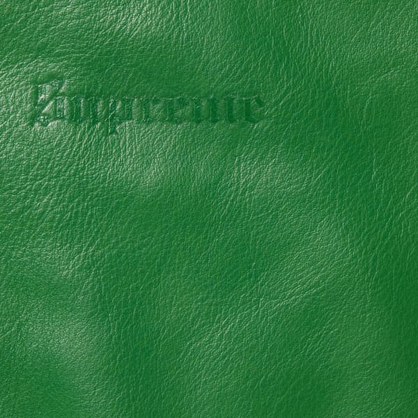 Supreme Schott Leather Racer Jacket - Green (front)