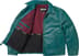Supreme Schott Leather Racer Jacket - Teal (front)