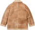 Supreme Schott Shearling Coat - Tan (front)