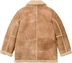 Supreme Schott Shearling Coat - Tan (front)