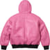 Supreme Schott Shearling Hooded Work Jacket - Pink (front)