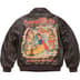 Supreme Schott Snow White Hand-Painted Leather A2 Jacket - Brown (front)