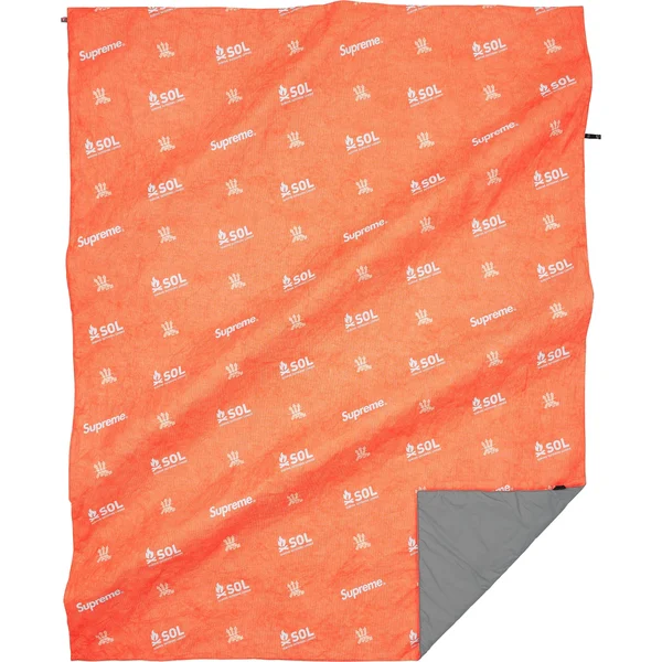 Supreme SOL Escape Insulated Blanket - Orange (front)