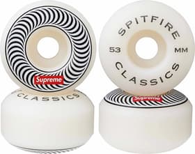 Supreme Spitfire Classic Wheels (Set of 4) White 53 mm