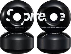Supreme Spitfire Shop Wheels (Set of 4) Black 53mm