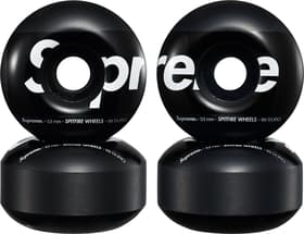 Supreme Spitfire Shop Wheels (Set of 4) Black 53mm