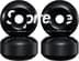 Supreme Spitfire Shop Wheels (Set of 4) - Black 53mm (front)