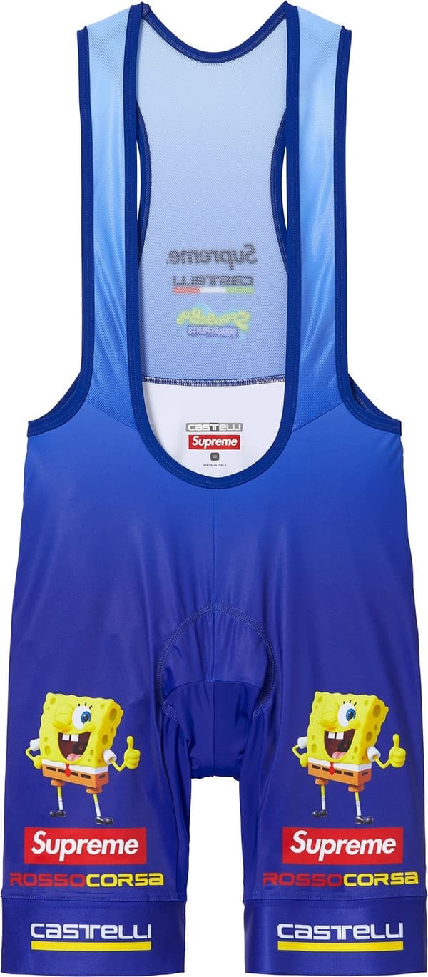 Supreme SpongeBob SquarePants Castelli Cycling Bib - Blue (front)