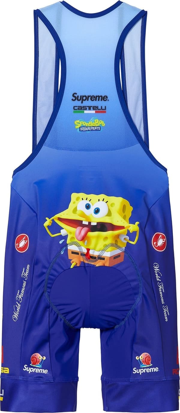 Supreme SpongeBob SquarePants Castelli Cycling Bib - Blue (front)