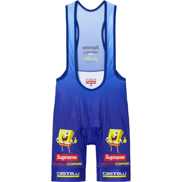 Supreme SpongeBob SquarePants Castelli Cycling Bib - Blue (front)