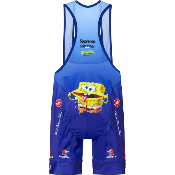 Supreme SpongeBob SquarePants Castelli Cycling Bib - Blue (front)