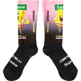 Supreme SpongeBob SquarePants Castelli Cycling Sock (1 Pack) Black